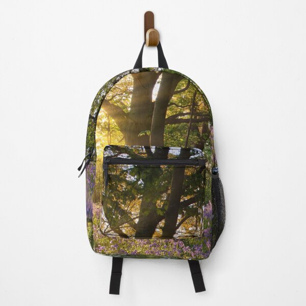 Item preview, Sunrise in bluebell woods in Norfolk UK designed and sold by simonbratt.