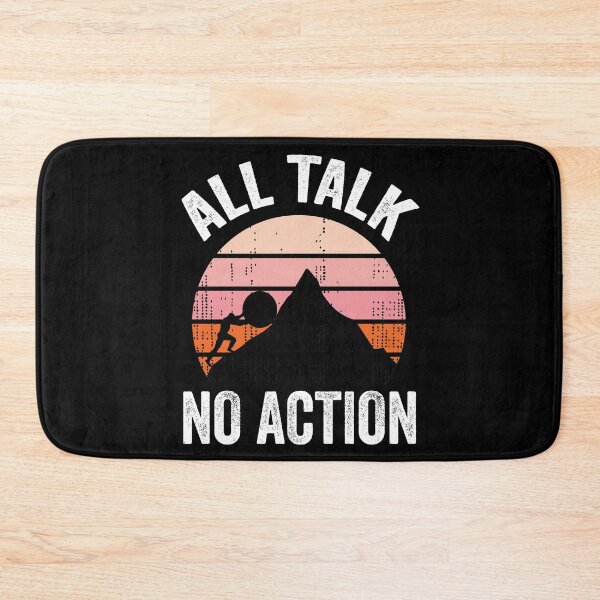 Item preview, All Talk No Action Gift idea T-Shirt, Quote shirt, Funny saying tee shirt, Gift Idea for Anniversary, Wedding, Mother's Day, Father's Day, Graduation, Thanksgiving, Christmas & New Year's Day. designed and sold by KHRO.