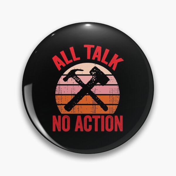 Item preview, All Talk No Action Gift idea T-Shirt, Quote shirt, Funny saying tee shirt, Gift Idea for Anniversary, Wedding, Mother's Day, Father's Day, Graduation, Thanksgiving, Christmas & New Year's Day. designed and sold by KHRO.