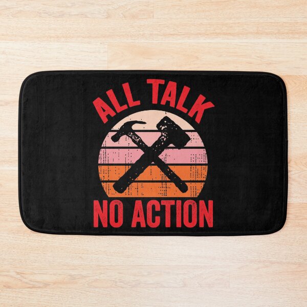 Item preview, All Talk No Action Gift idea T-Shirt, Quote shirt, Funny saying tee shirt, Gift Idea for Anniversary, Wedding, Mother's Day, Father's Day, Graduation, Thanksgiving, Christmas & New Year's Day. designed and sold by KHRO.