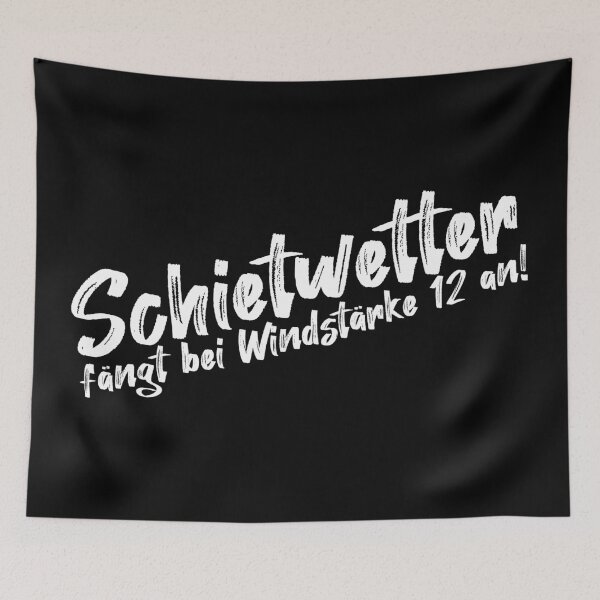 Item preview, Bad weather starts at wind force 12! designed and sold by froggy-stylecom.