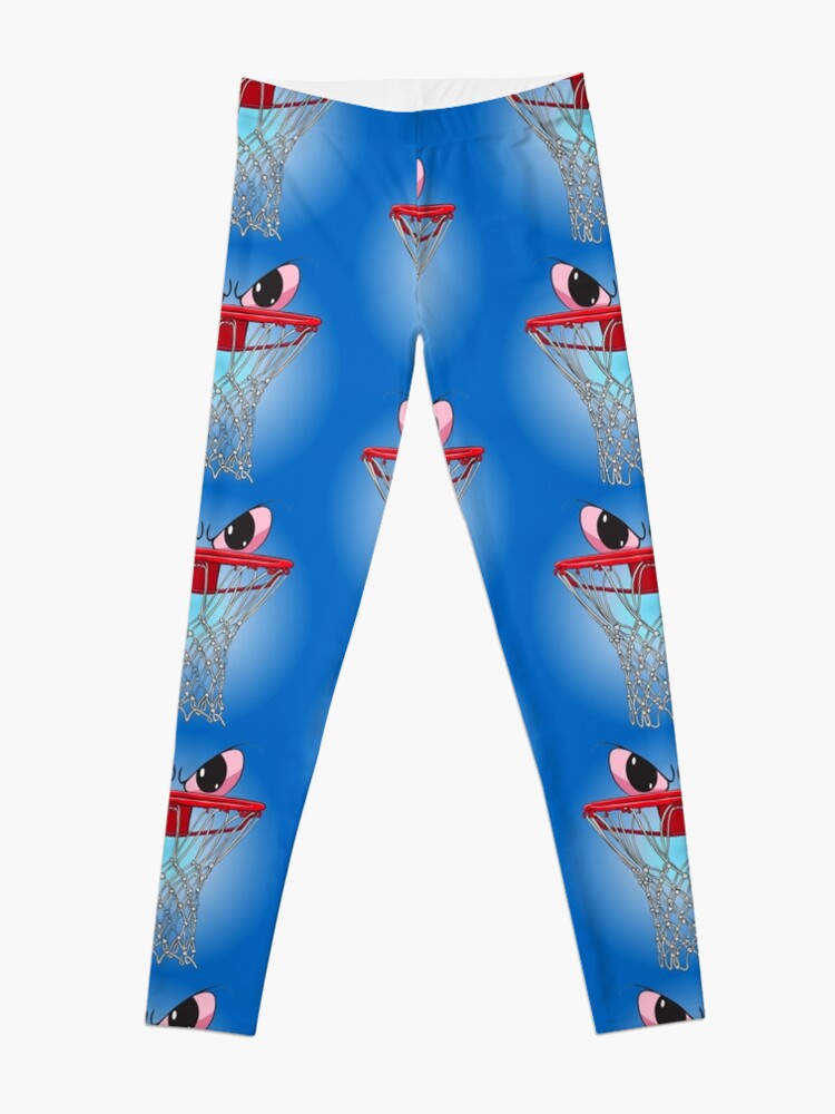 Alternate view of monster basket with evil eyes Leggings