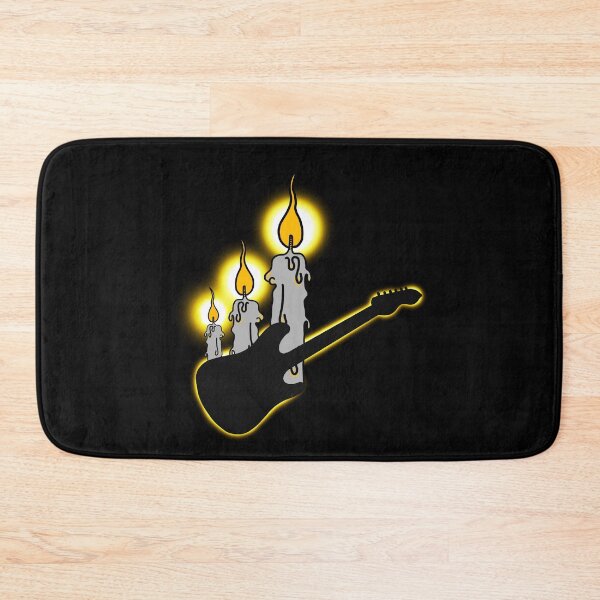 Item preview, Electric guitar and lighted candles designed and sold by BV-creas.