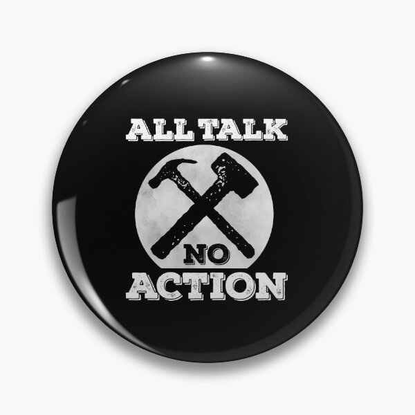Item preview, All Talk No Action Gift idea T-Shirt, Quote shirt, Funny saying tee shirt, Gift Idea for Anniversary, Wedding, Mother's Day, Father's Day, Graduation, Thanksgiving, Christmas & New Year's Day. designed and sold by KHRO.