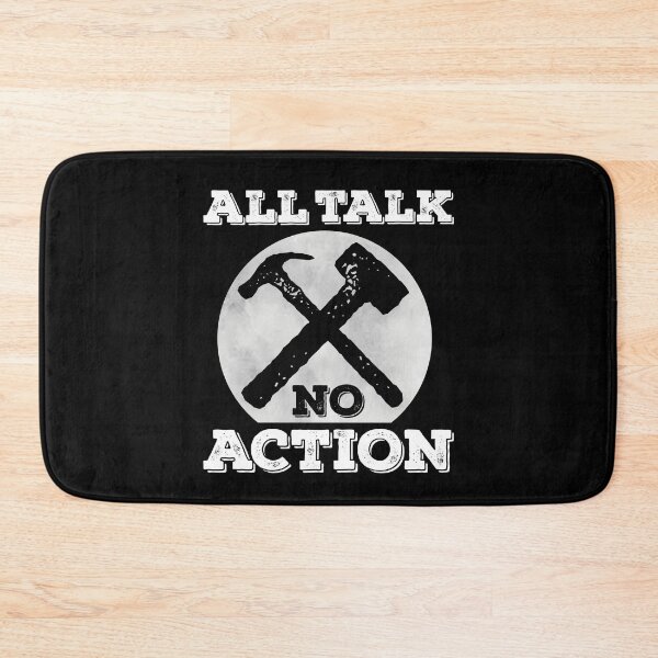 Item preview, All Talk No Action Gift idea T-Shirt, Quote shirt, Funny saying tee shirt, Gift Idea for Anniversary, Wedding, Mother's Day, Father's Day, Graduation, Thanksgiving, Christmas & New Year's Day. designed and sold by KHRO.