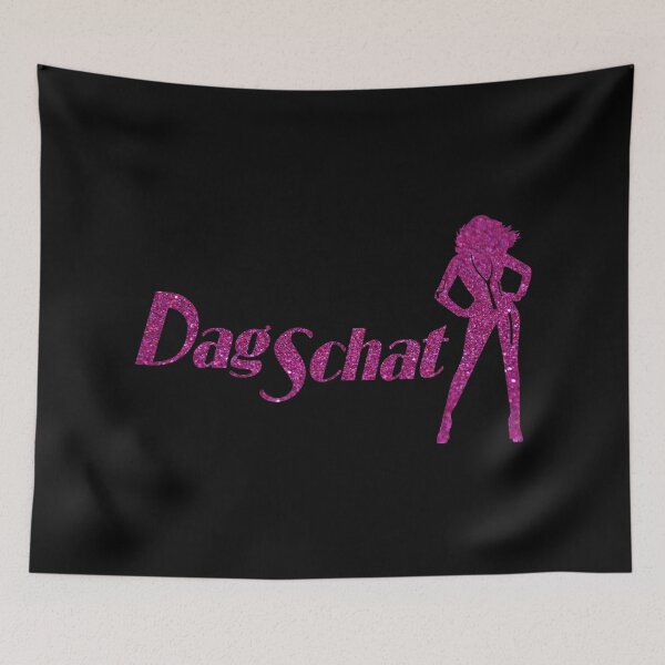 Item preview, Drag Race Holland - Dag Schat (Bye Hun - Love Hon) - Pink Glitter - Fred Van Leer - RuPaul Silhouette designed and sold by westendwilly.
