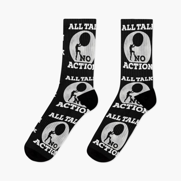 Item preview, All Talk No Action Gift idea T-Shirt, Quote shirt, Funny saying tee shirt, Gift Idea for Anniversary, Wedding, Mother's Day, Father's Day, Graduation, Thanksgiving, Christmas & New Year's Day. designed and sold by KHRO.