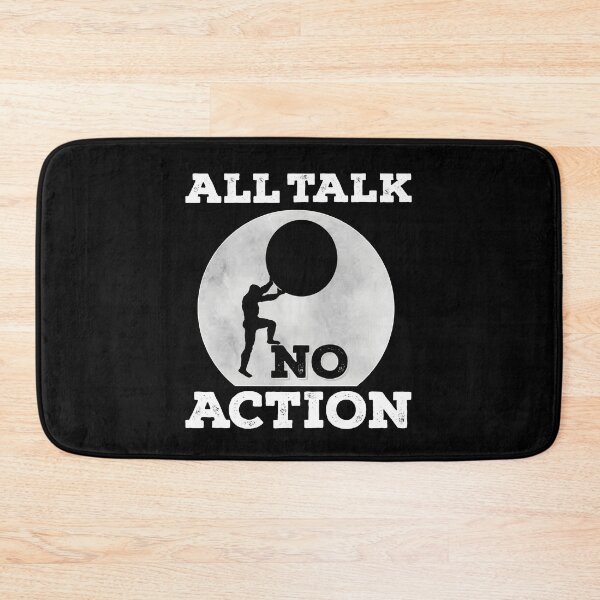Item preview, All Talk No Action Gift idea T-Shirt, Quote shirt, Funny saying tee shirt, Gift Idea for Anniversary, Wedding, Mother's Day, Father's Day, Graduation, Thanksgiving, Christmas & New Year's Day. designed and sold by KHRO.
