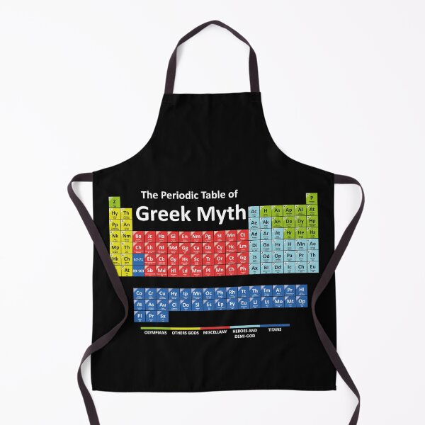Item preview, Periodic Table of Greek Mythology designed and sold by rolito86.