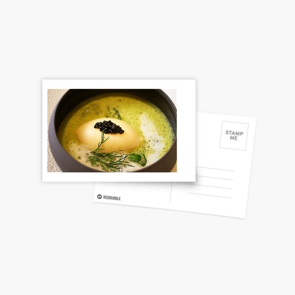 Photo culinaire Carte postale