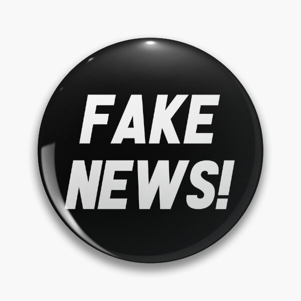 Item preview, Fake News! (White Font) designed and sold by DafyddEm.