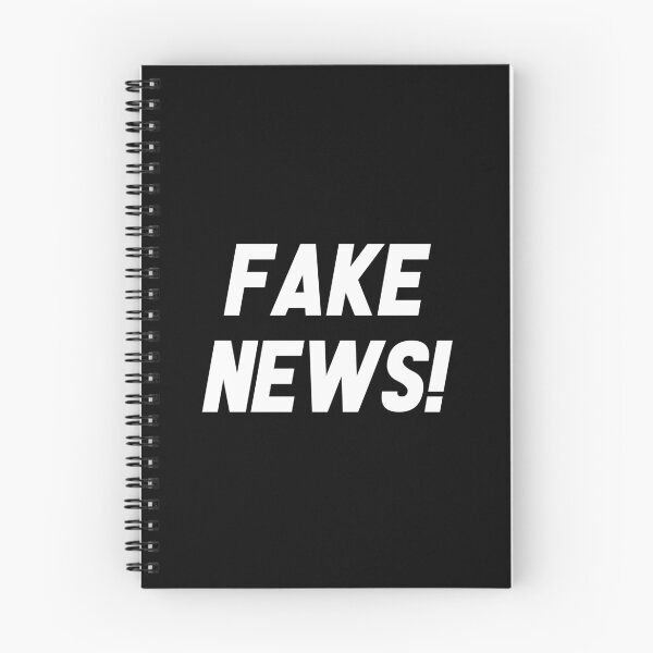 Item preview, Fake News! (White Font) designed and sold by DafyddEm.