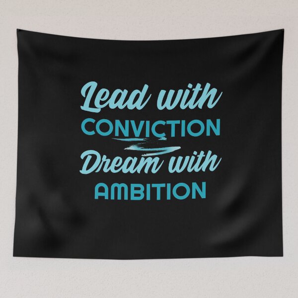 Item preview, Kamala Harris Inspirational Quote Lead with Conviction Dream with Ambition designed and sold by Not A Typical  Teacher.