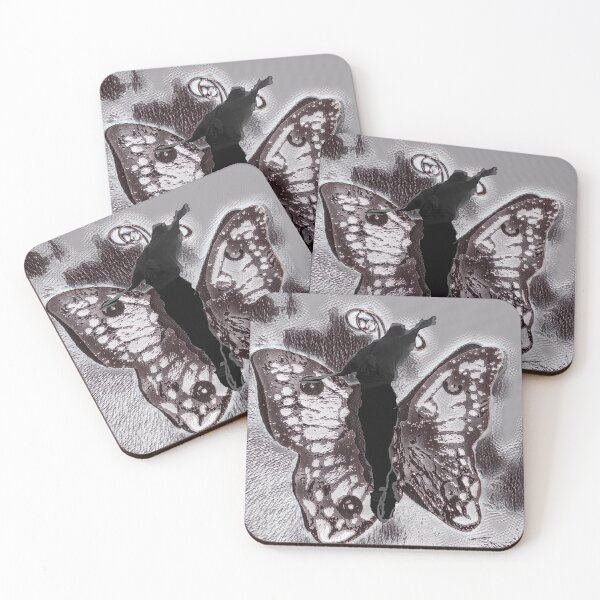 Item preview, Black and white caterpillar fly designed and sold by StephanieCAD.