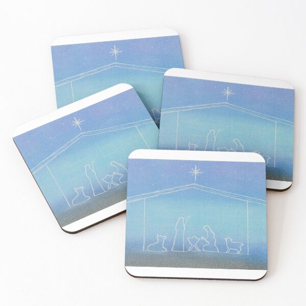 Item preview, Original Watercolour Christmas Nativity Scene designed and sold by LJ Robinson.