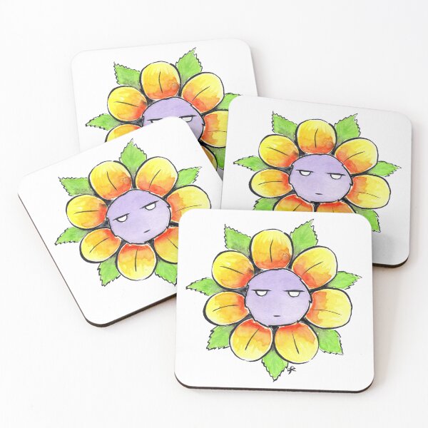 Item preview, GrumpyFlower on White designed and sold by KaraSimDoodles.