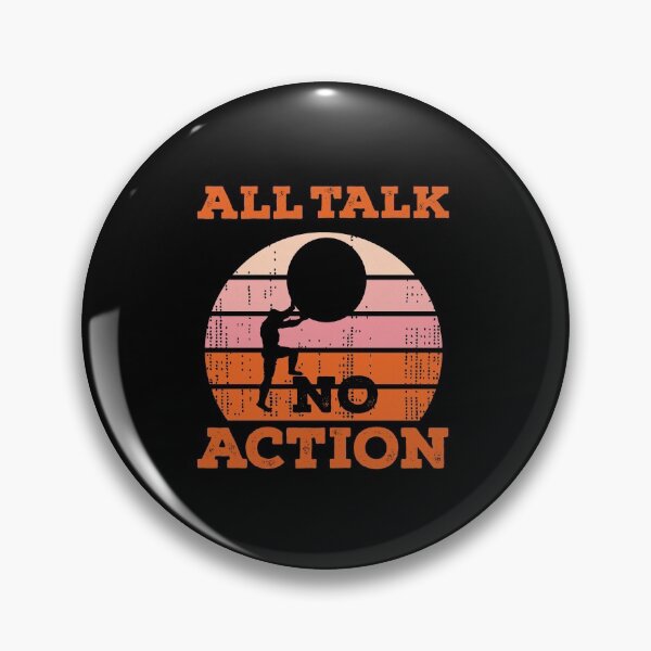 Item preview, All Talk No Action Gift idea T-Shirt, Quote shirt, Funny saying tee shirt, Gift Idea for Anniversary, Wedding, Mother's Day, Father's Day, Graduation, Thanksgiving, Christmas & New Year's Day. designed and sold by KHRO.