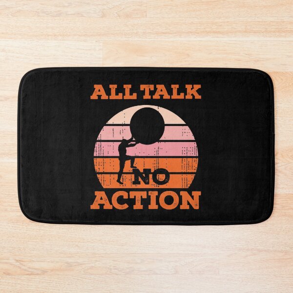 Item preview, All Talk No Action Gift idea T-Shirt, Quote shirt, Funny saying tee shirt, Gift Idea for Anniversary, Wedding, Mother's Day, Father's Day, Graduation, Thanksgiving, Christmas & New Year's Day. designed and sold by KHRO.