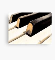 Piano Keyboard Canvas Print