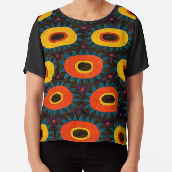 Art Deco Leon Bakst Chiffon Top