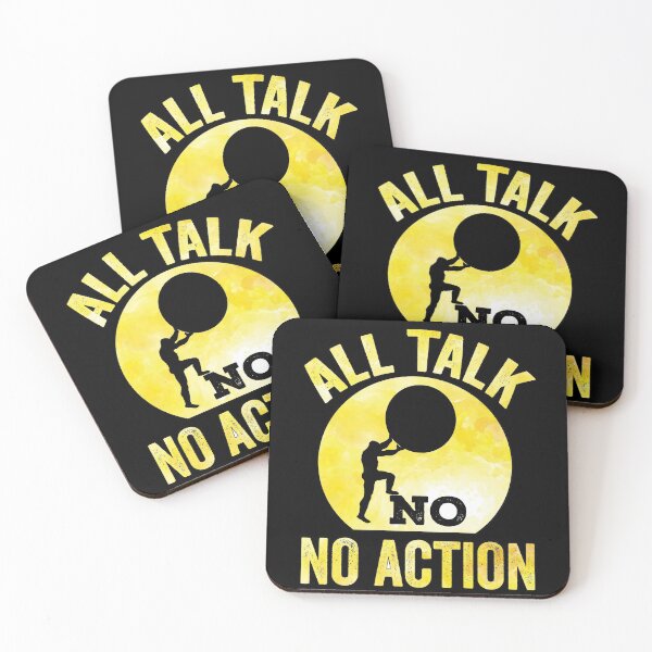 Item preview, All Talk No Action Gift idea T-Shirt, Quote shirt, Funny saying tee shirt, Gift Idea for Anniversary, Wedding, Mother's Day, Father's Day, Graduation, Thanksgiving, Christmas & New Year's Day. designed and sold by KHRO.