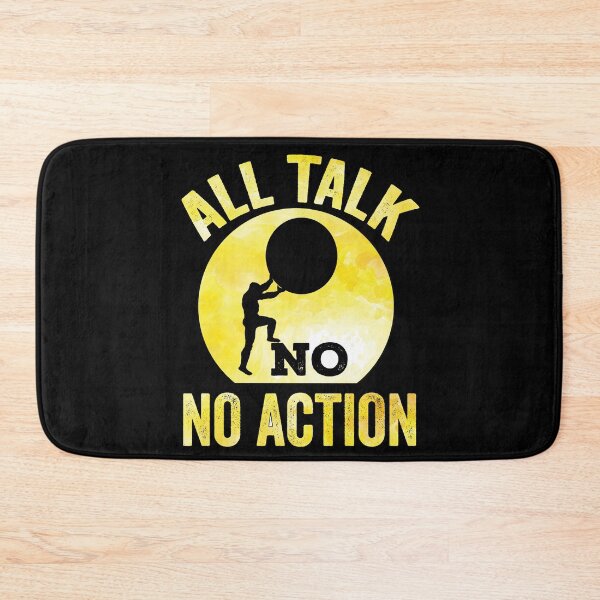 Item preview, All Talk No Action Gift idea T-Shirt, Quote shirt, Funny saying tee shirt, Gift Idea for Anniversary, Wedding, Mother's Day, Father's Day, Graduation, Thanksgiving, Christmas & New Year's Day. designed and sold by KHRO.