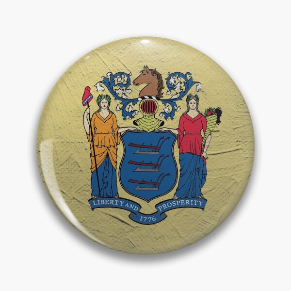 Item preview, New Jersey Flag Wall designed and sold by TRowanDesign.