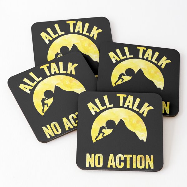Item preview, All Talk No Action Gift idea T-Shirt, Quote shirt, Funny saying tee shirt, Gift Idea for Anniversary, Wedding, Mother's Day, Father's Day, Graduation, Thanksgiving, Christmas & New Year's Day. designed and sold by KHRO.