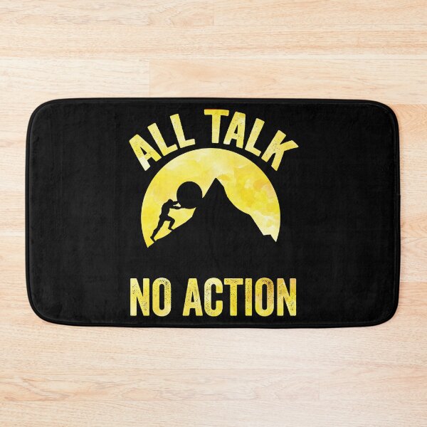 Item preview, All Talk No Action Gift idea T-Shirt, Quote shirt, Funny saying tee shirt, Gift Idea for Anniversary, Wedding, Mother's Day, Father's Day, Graduation, Thanksgiving, Christmas & New Year's Day. designed and sold by KHRO.