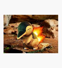 Realistic Pokemon: Cyndaquil Photographic Print