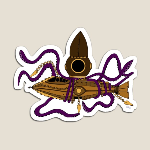 Nautilus Steampunk Imán