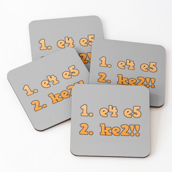 Item preview, Chess Funny Bongcloud Notation designed and sold by Artsy-Craft.