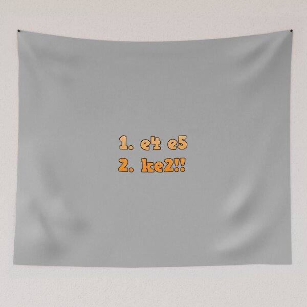 Item preview, Chess Funny Bongcloud Notation designed and sold by Artsy-Craft.