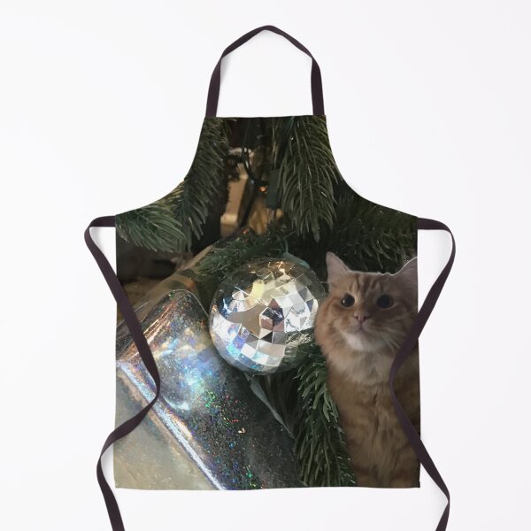 Item preview, Orange Tabby Cat and Holiday Decor. Holiday Purrs. designed and sold by KarenZuk.