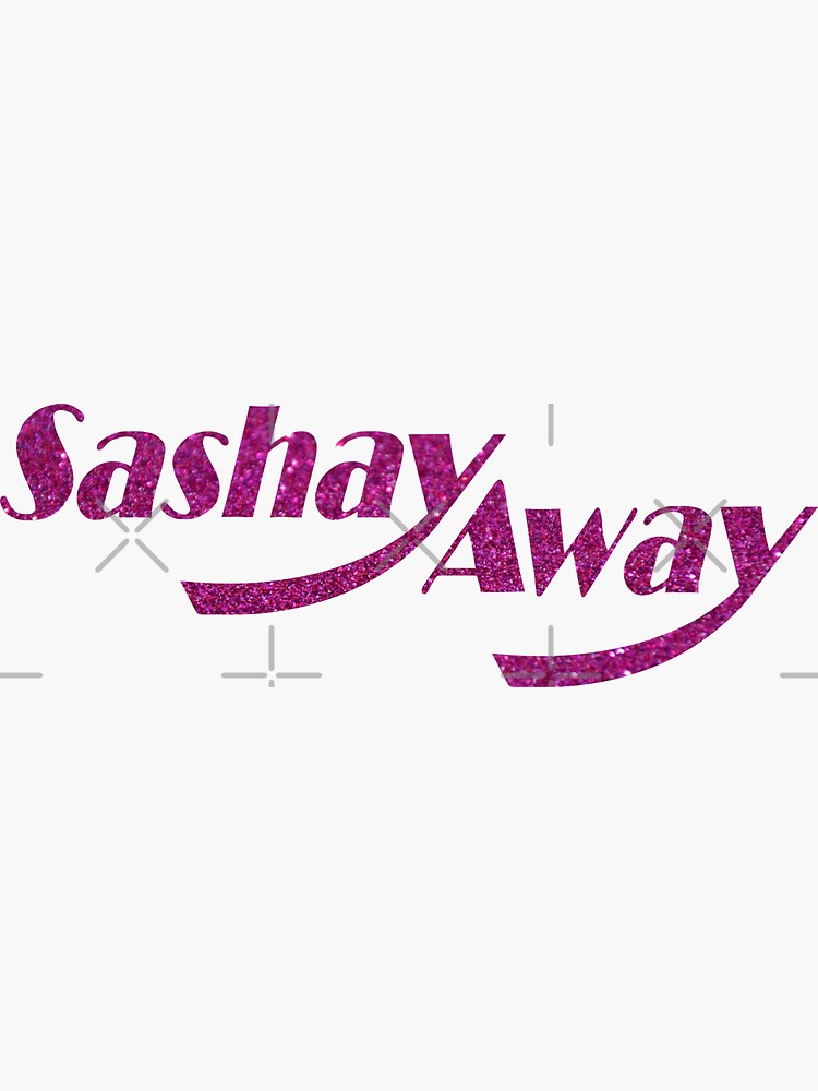 "Sashay Away. Drag Race Pink Glitter RuPaul's" Sticker for Sale by