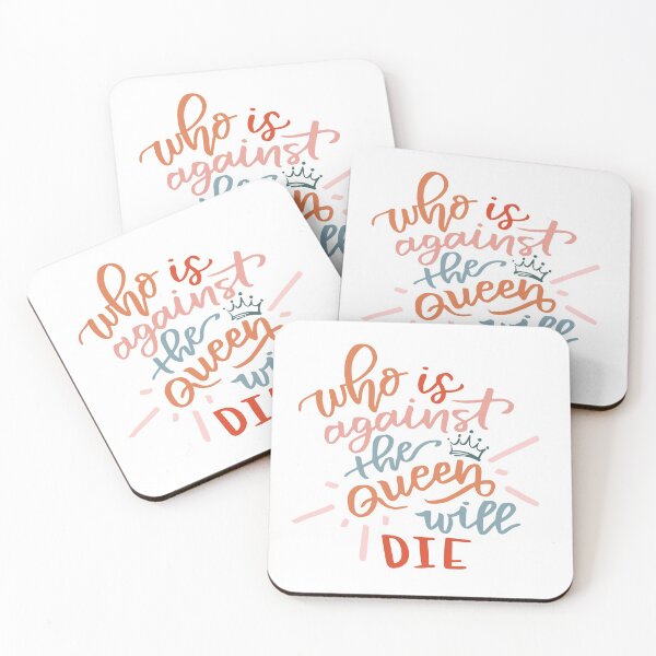 Item preview, Who is Against the Queen Will Die designed and sold by Catbonedesign.