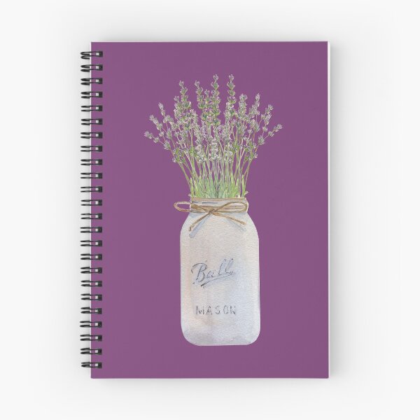 Item preview, Mason Jar with Lavender Flowers designed and sold by adortopia.