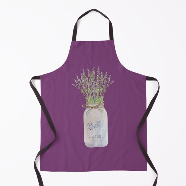 Item preview, Mason Jar with Lavender Flowers designed and sold by adortopia.