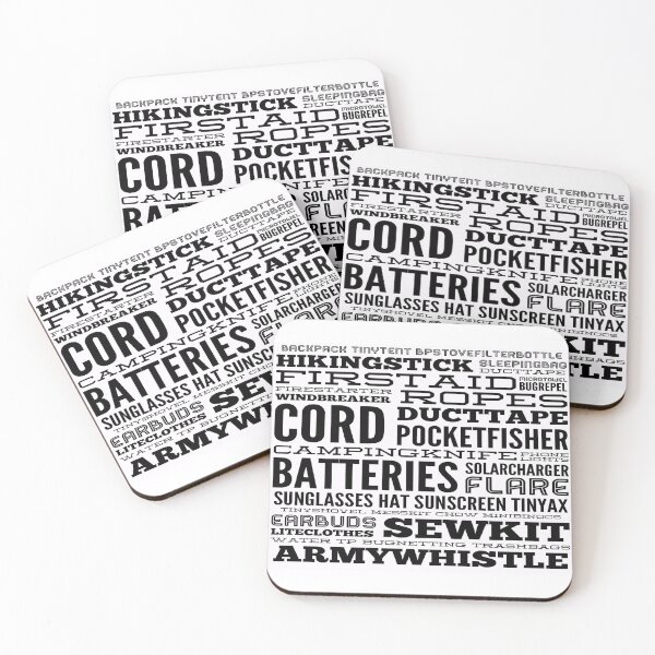 Item preview, Backpacking Word Art Checklist on many items designed and sold by janraydesigns.