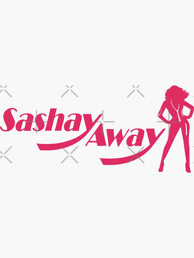 "Sashay Away Drag Race Pink RuPaul's Silhouette" Sticker for Sale