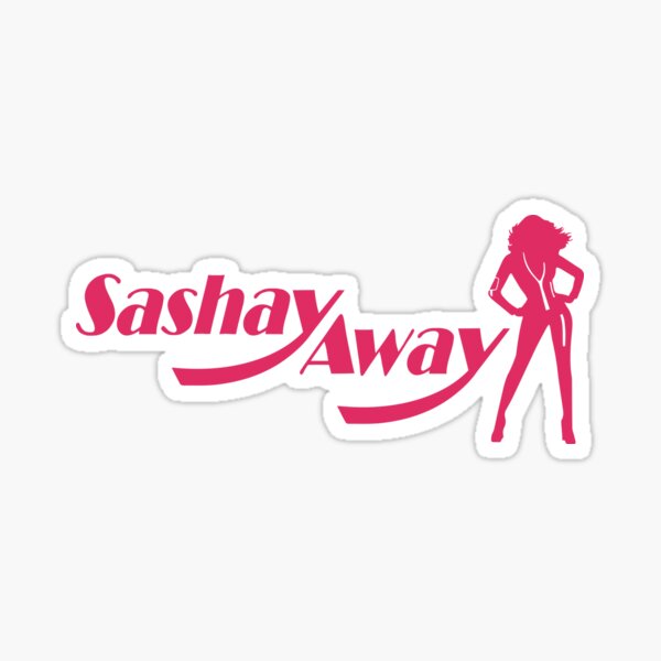 "Sashay Away Drag Race Pink RuPaul's Silhouette" Sticker for Sale by westendwilly Redbubble