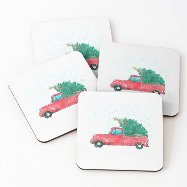 Item preview,  Christmas Tree On Red Car, Matching Christmas designed and sold by HananDesign13.