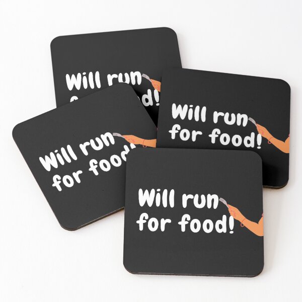 Item preview, Will run for food! designed and sold by Flow-Store.
