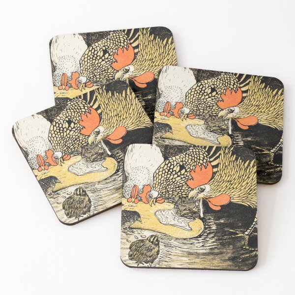 Item preview, Hanen en kuikens (1898)  by Theo van Hoytema designed and sold by IslandArt.