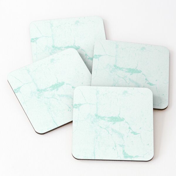 Item preview, White and Turquoise Teal Marble Texture Aesthetic Luxurious Chic Pattern designed and sold by acatalepsys.