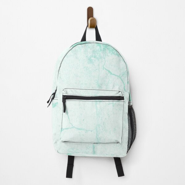 Item preview, White and Turquoise Teal Marble Texture Aesthetic Luxurious Chic Pattern designed and sold by acatalepsys.