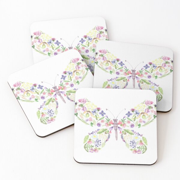 Item preview, Floral Butterfly designed and sold by adortopia.