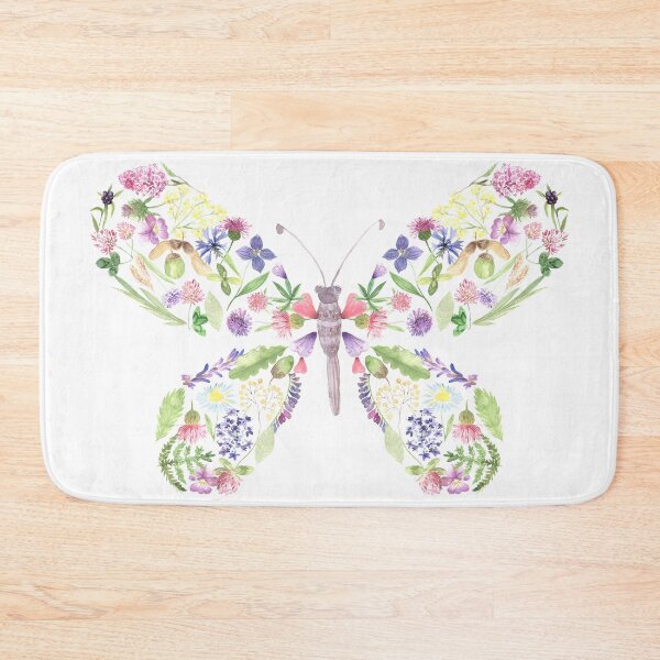 Item preview, Floral Butterfly designed and sold by adortopia.