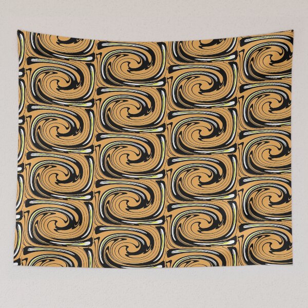 Item preview, Orange Black Yellow White Janca Abstract #1 designed and sold by Tom Janca.