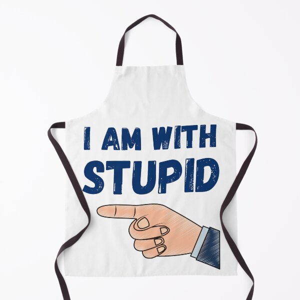 Item preview, I Am With Stupid designed and sold by LADYGOODMOOD.